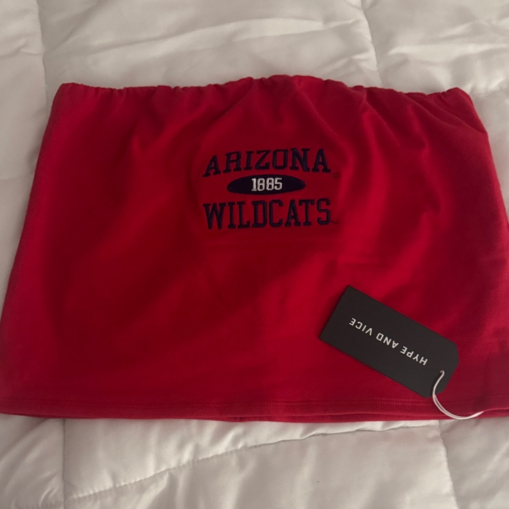 NWT UNIVERSITY OF ARIZONA HYPE AND VICE TUBE TOP